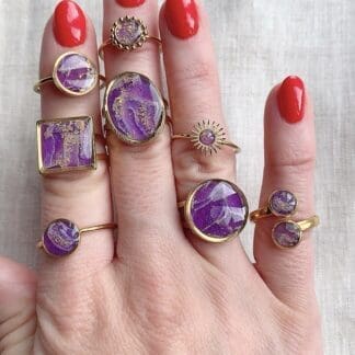 Lavender Rings
