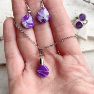 Violet Earrings