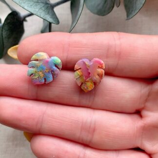 Monstera Studs